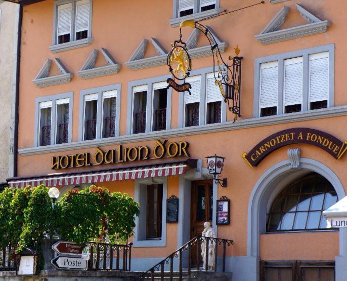Hotel Lion D'Or Romont Eksteriør billede